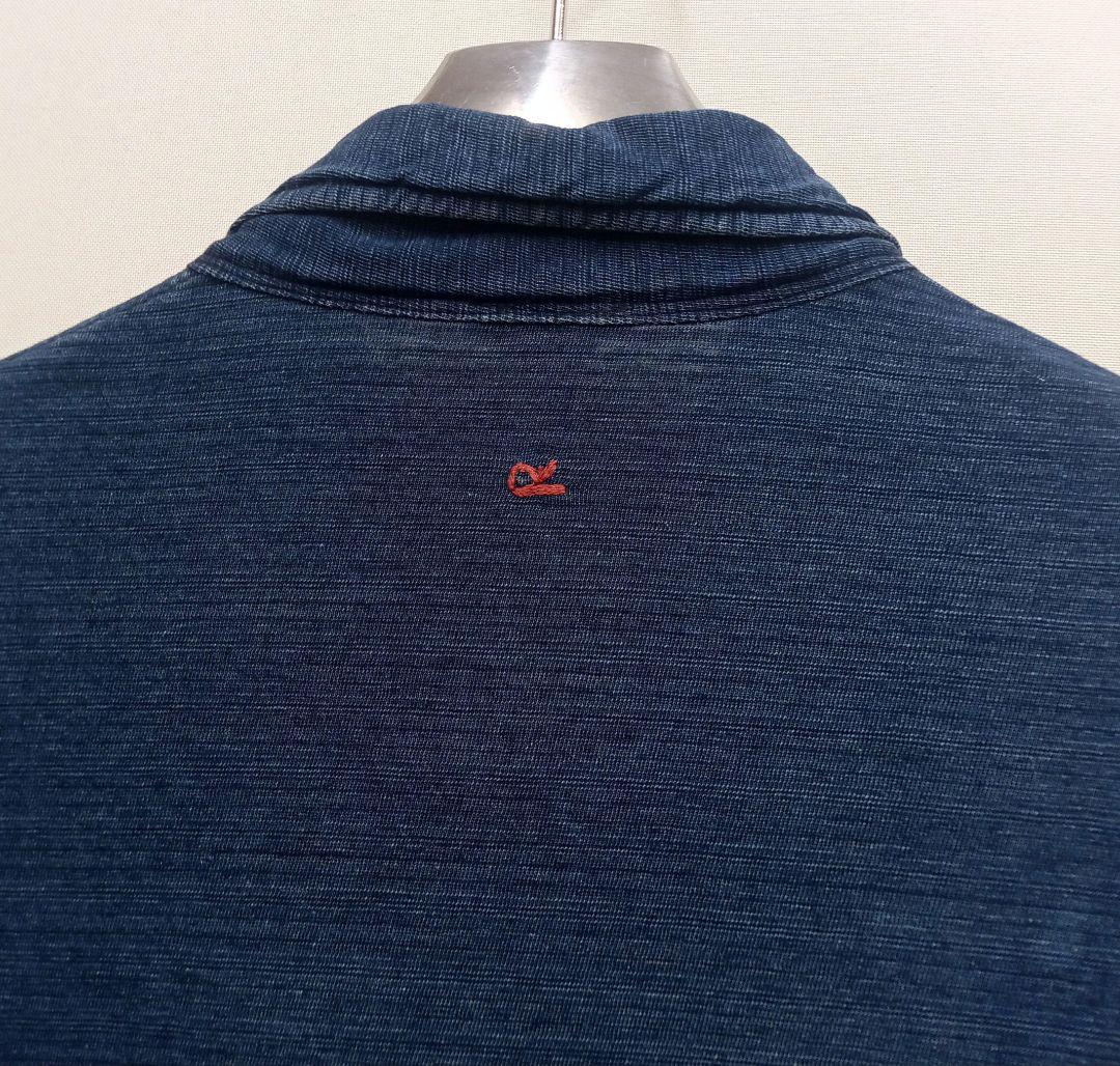 けんいちろう 45rpm インディゴポロシャツ