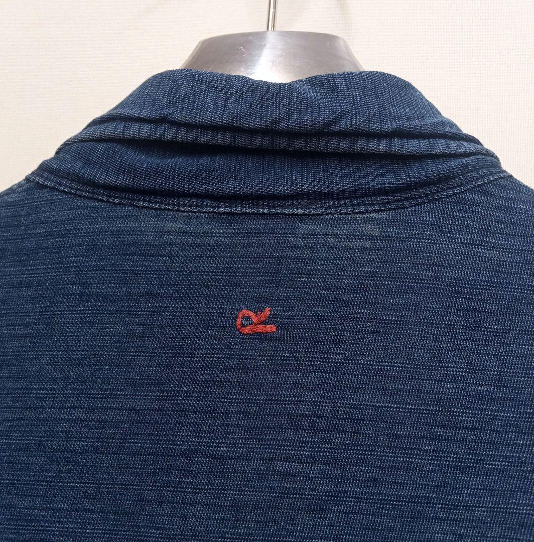 けんいちろう 45rpm インディゴポロシャツ