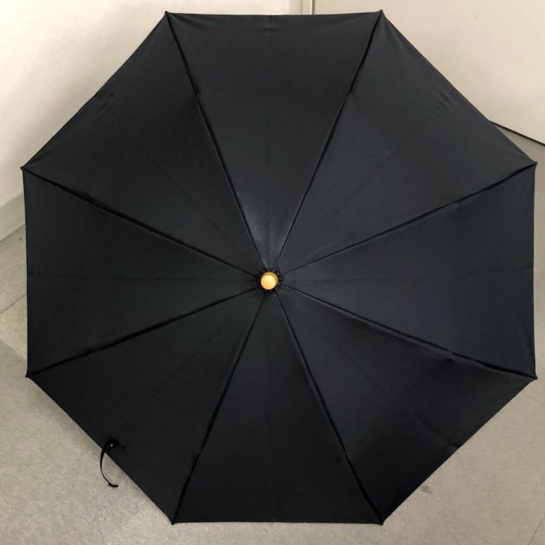 サンバリア100 2段折 無地 黒