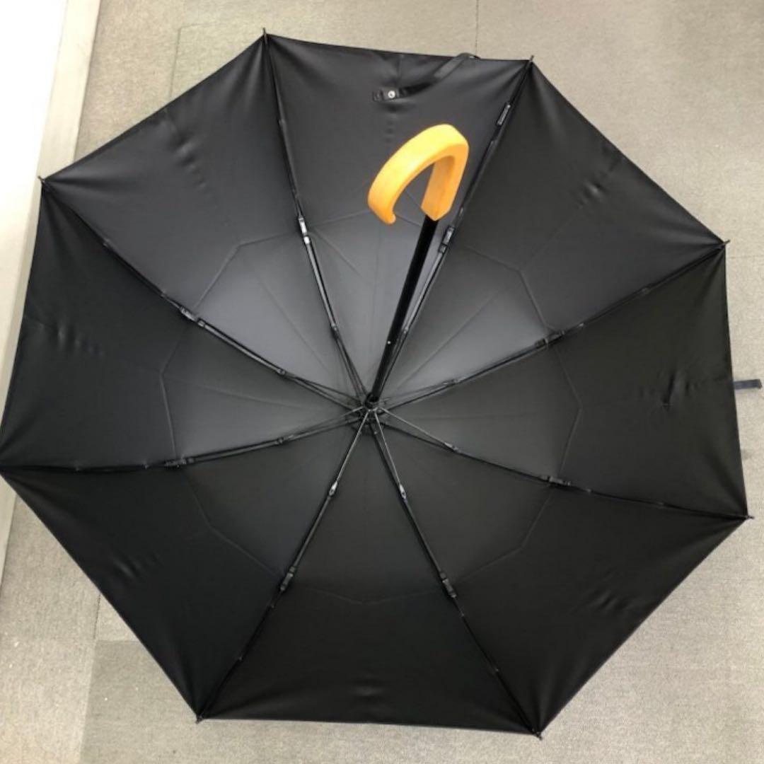 サンバリア100 2段折 無地 黒