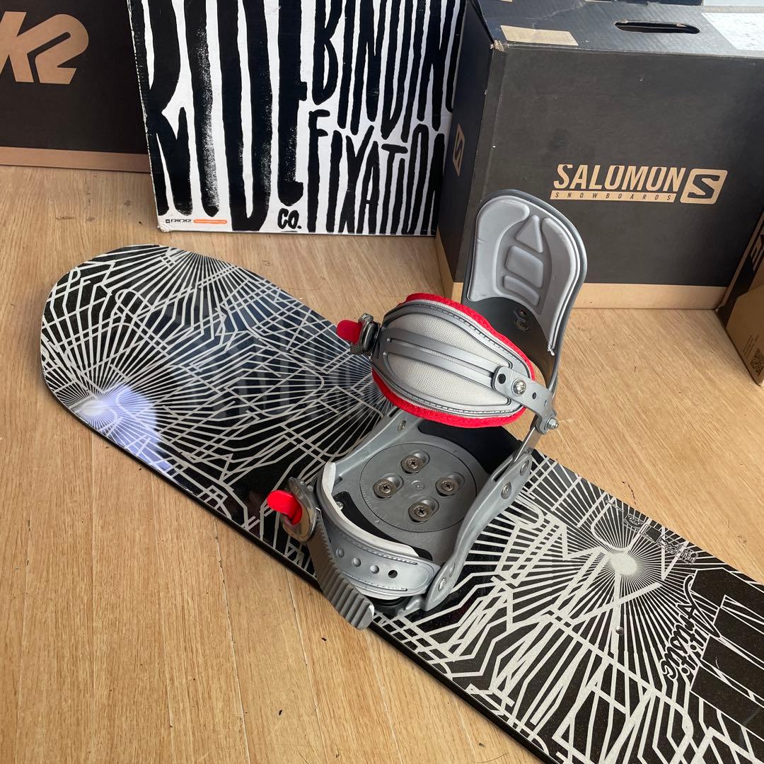 国産スノーボードセット　011artisetic　OGASAKA製　バイン付き