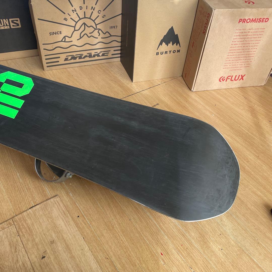 国産スノーボードセット　011artisetic　OGASAKA製　バイン付き