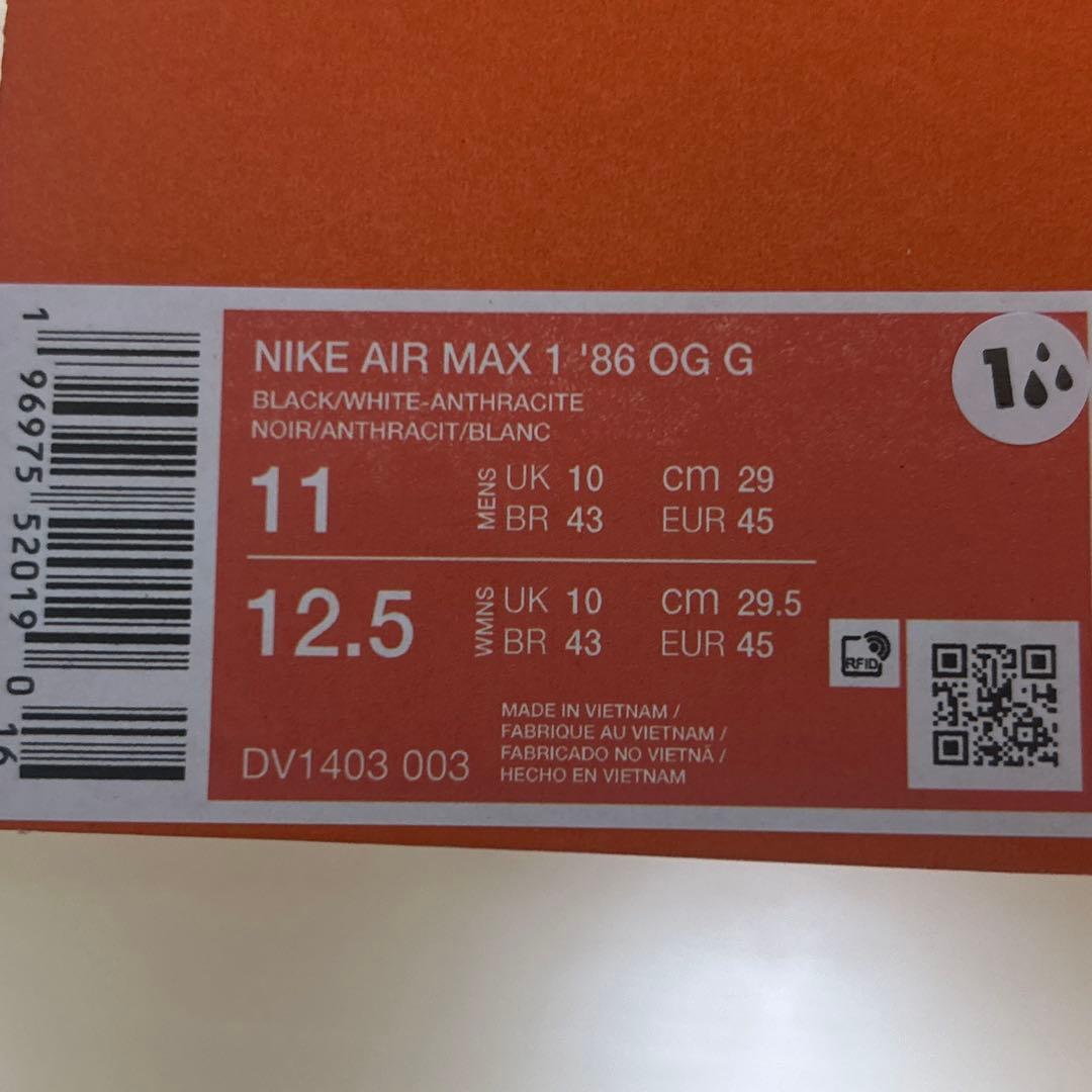 NIKE GOLF エア マックス 186 OG G JP29cm