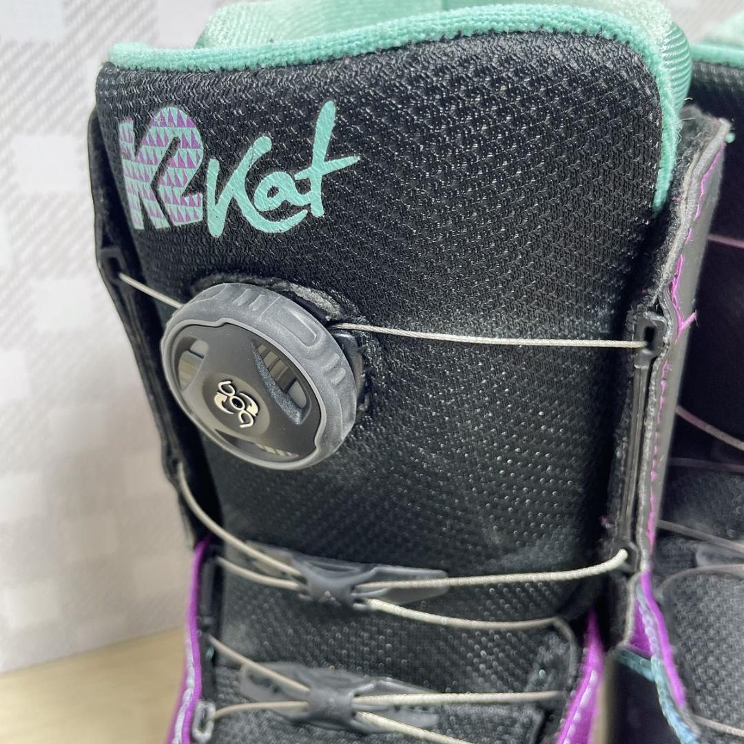 【BOA】スノーボード ブーツ「K2 KAT」21cm ジュニア インナーブルー