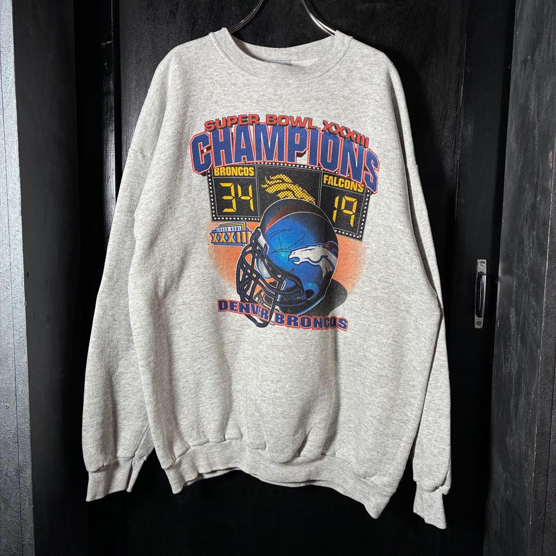 【90s USA製】LOGO7 DENVER BRONCOS スウェット