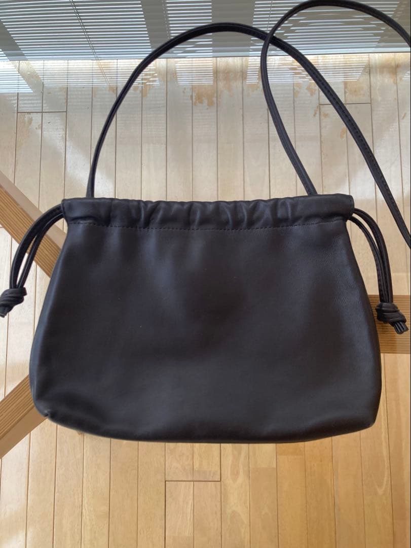 DEUXIEMECLASSE CELERI ラムレザー　バック　ダークブラウン