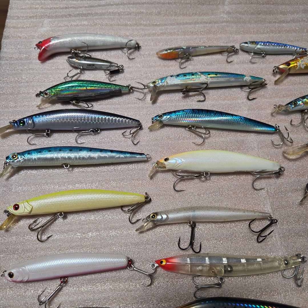 シーバスルアーセット　38個　VS3040ケース付き　ローリングベイト悟空