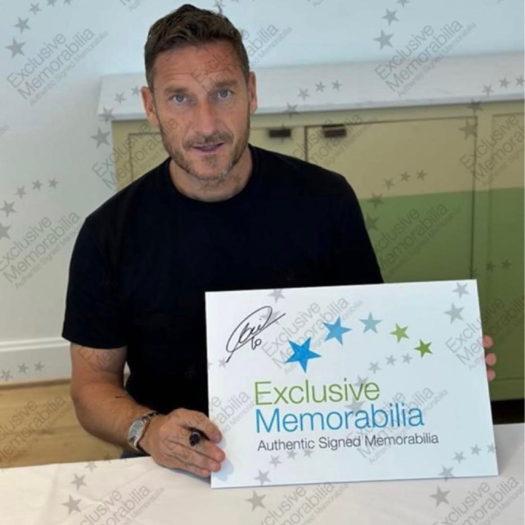 【証明書付】直筆サイン入り トッティ イタリア代表 ユニフォーム