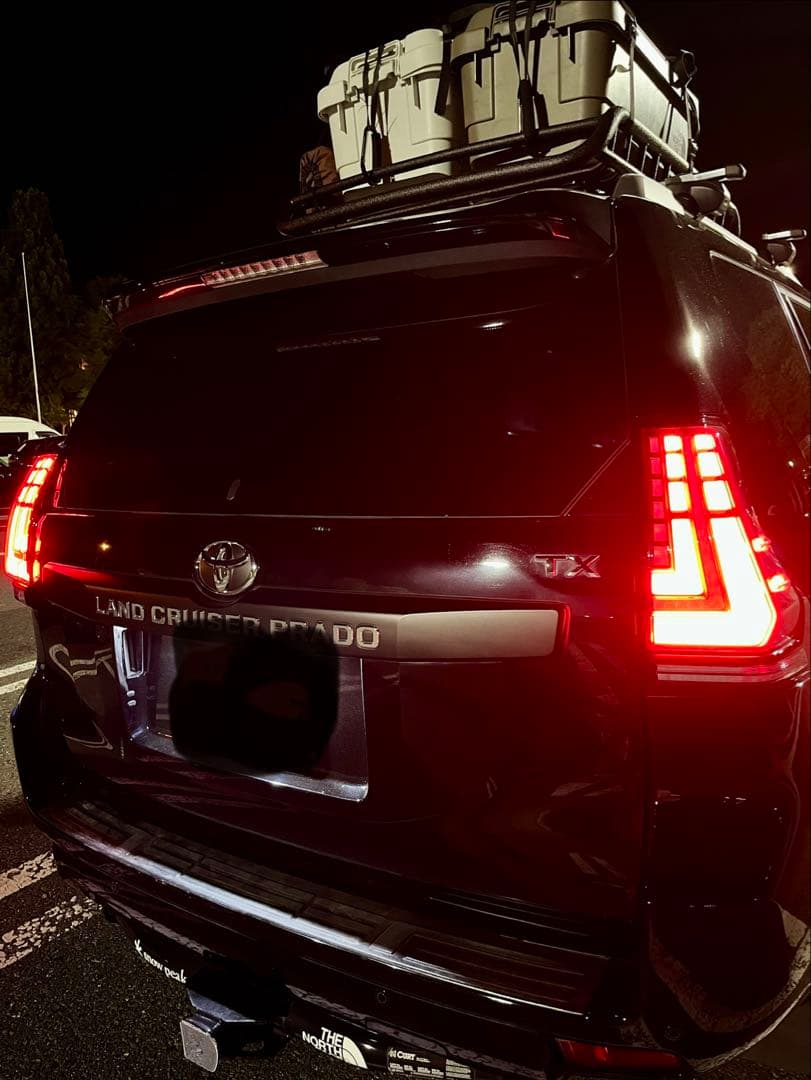 プラド150 車外LEDテールランプ　流れるウィンカー