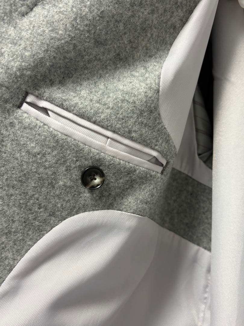 SLOVBE IENA ライトグレー ウール100% ロングコート