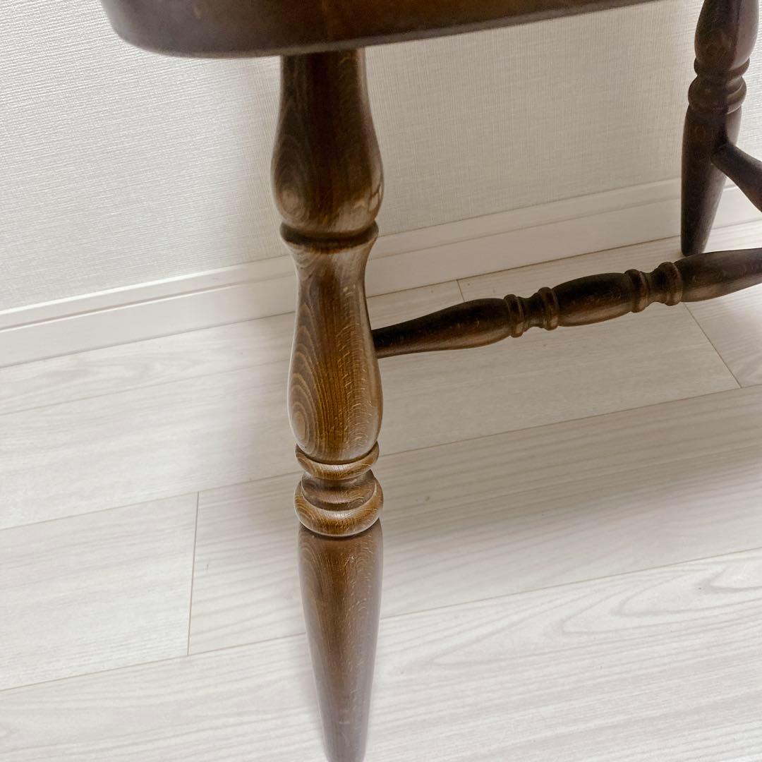 職人仕上げ ウィンザーたチェア 削り出し ろくろ挽き ヴィンテージ アンティーク