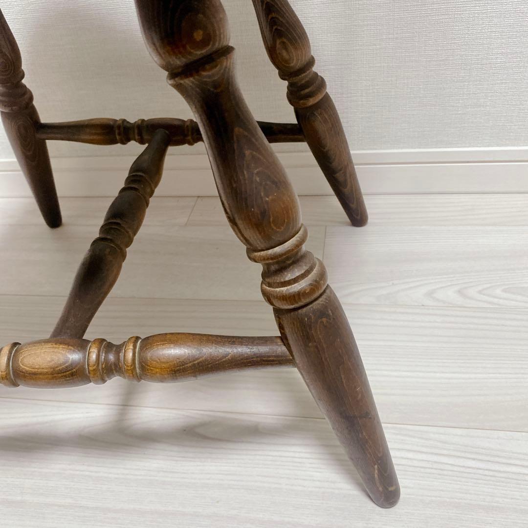 職人仕上げ ウィンザーたチェア 削り出し ろくろ挽き ヴィンテージ アンティーク