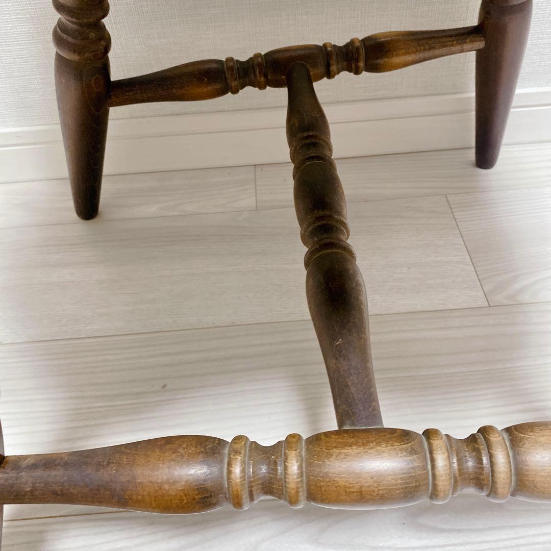 職人仕上げ ウィンザーたチェア 削り出し ろくろ挽き ヴィンテージ アンティーク
