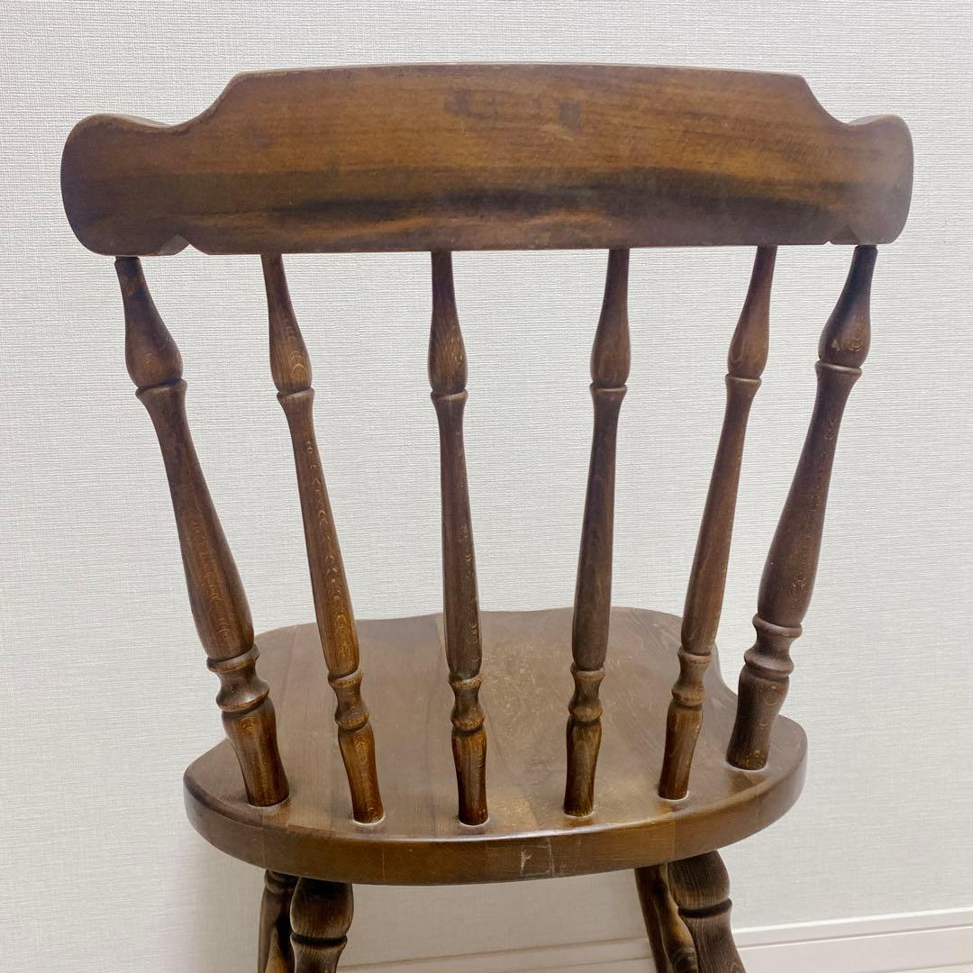 職人仕上げ ウィンザーたチェア 削り出し ろくろ挽き ヴィンテージ アンティーク