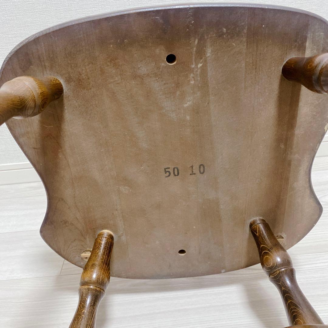 職人仕上げ ウィンザーたチェア 削り出し ろくろ挽き ヴィンテージ アンティーク