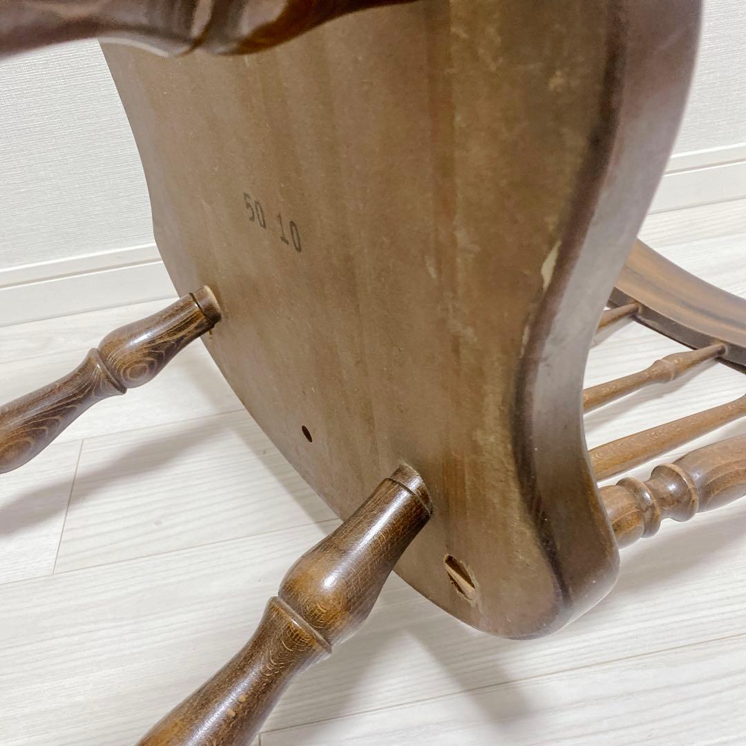職人仕上げ ウィンザーたチェア 削り出し ろくろ挽き ヴィンテージ アンティーク