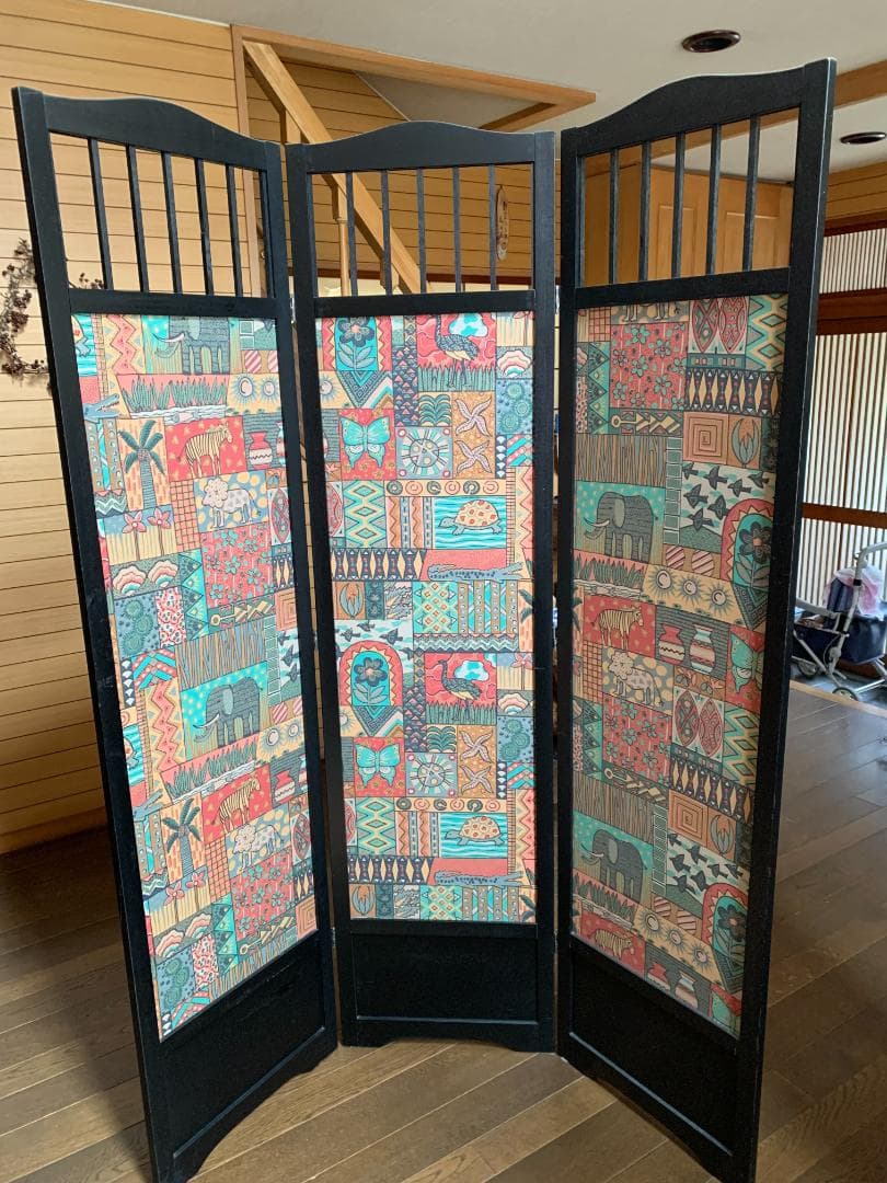 アジアン家具　衝立　値下げしました。　引き取り限定