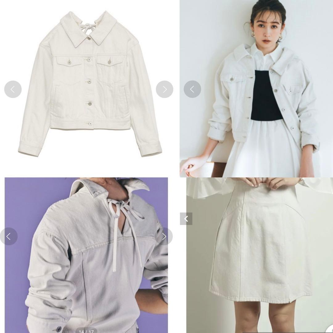 LILY BROWN⭐︎新品！半額以下！デニムジャケット、スカート　セットアップ！