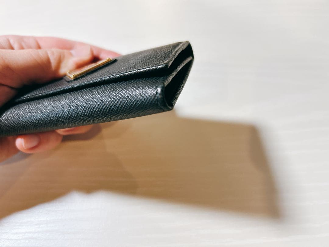 『超美品♡』PRADA ブラック サフィアーノレザー キーケース