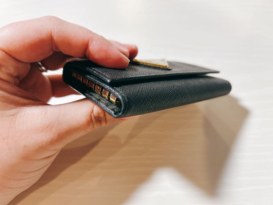 『超美品♡』PRADA ブラック サフィアーノレザー キーケース