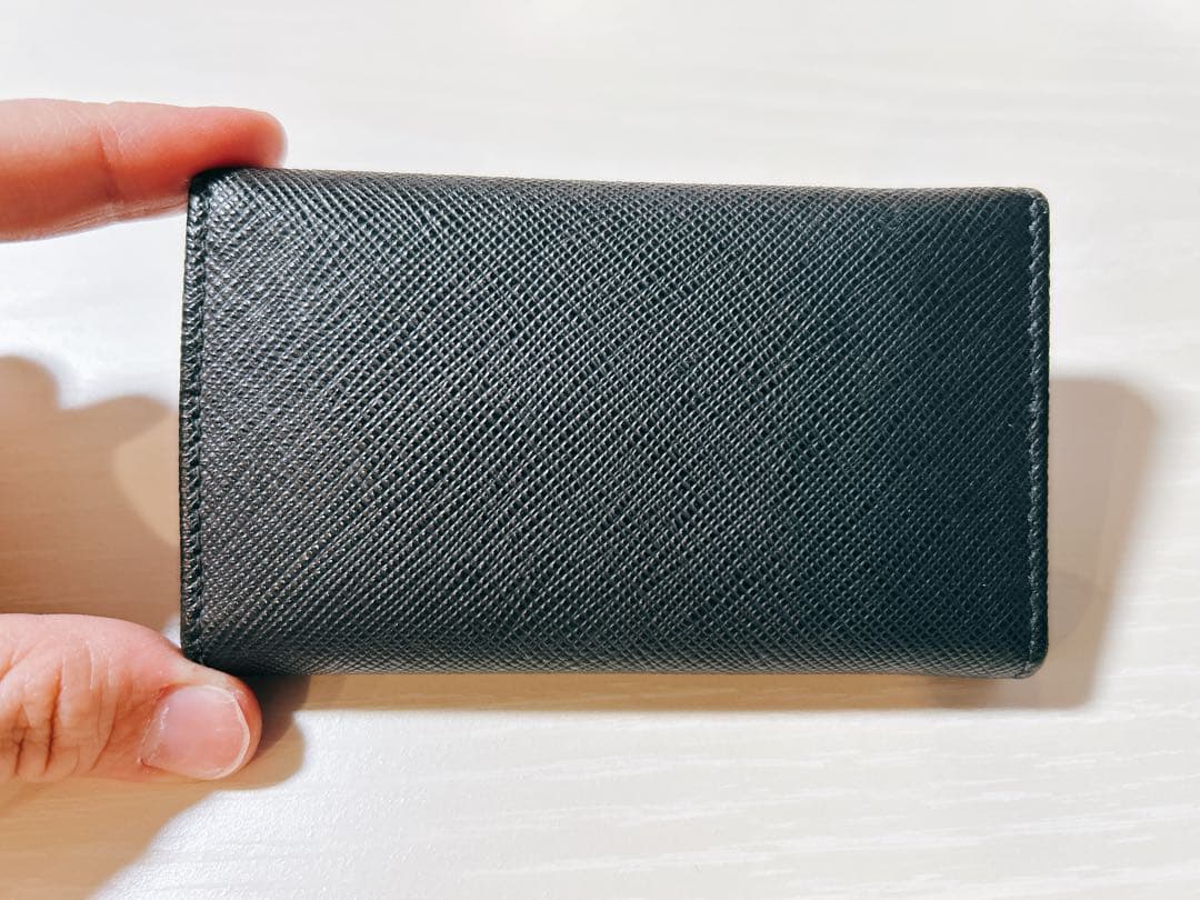 『超美品♡』PRADA ブラック サフィアーノレザー キーケース
