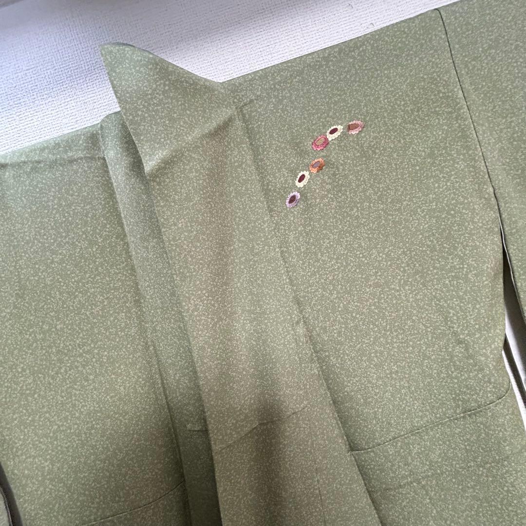 上品な手刺繍　風景画　訪問着　一つ紋　着物スキ倶楽部　７３９