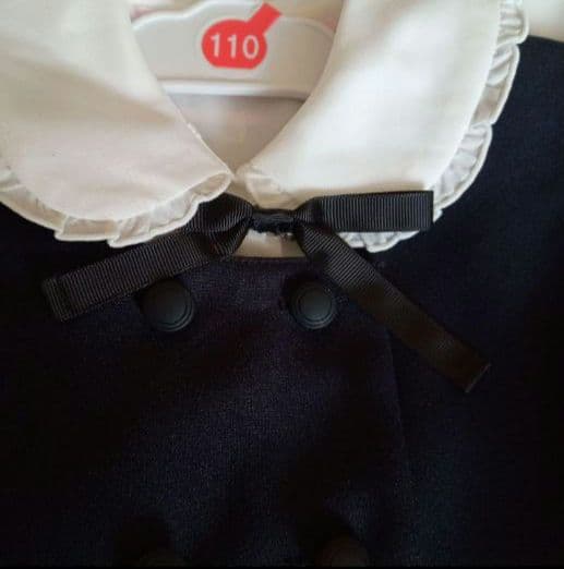 新品 ◆ キャサリンコテージ 濃紺アンサンブル 4点セット 受験　冠婚葬祭