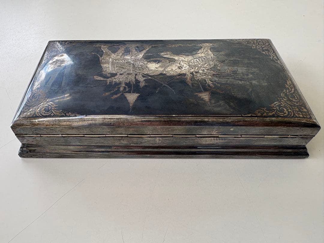 ヴィンテージ　シガーケース　スターリングシルバー925