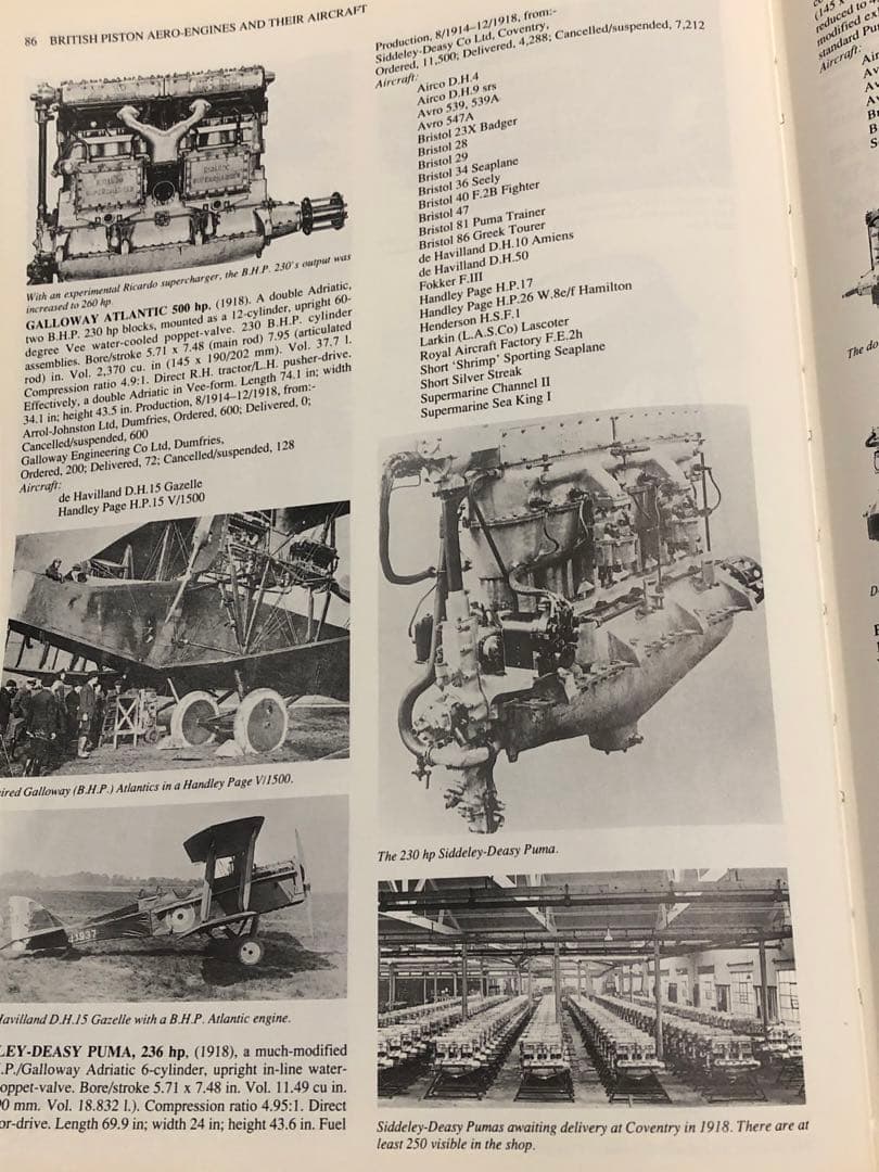 洋書 BRITISH PISTON AERO-ENGINES