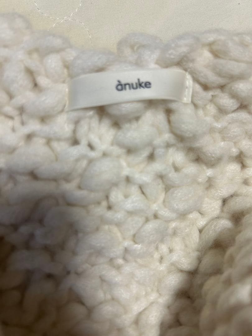 anuke ループニットベスト