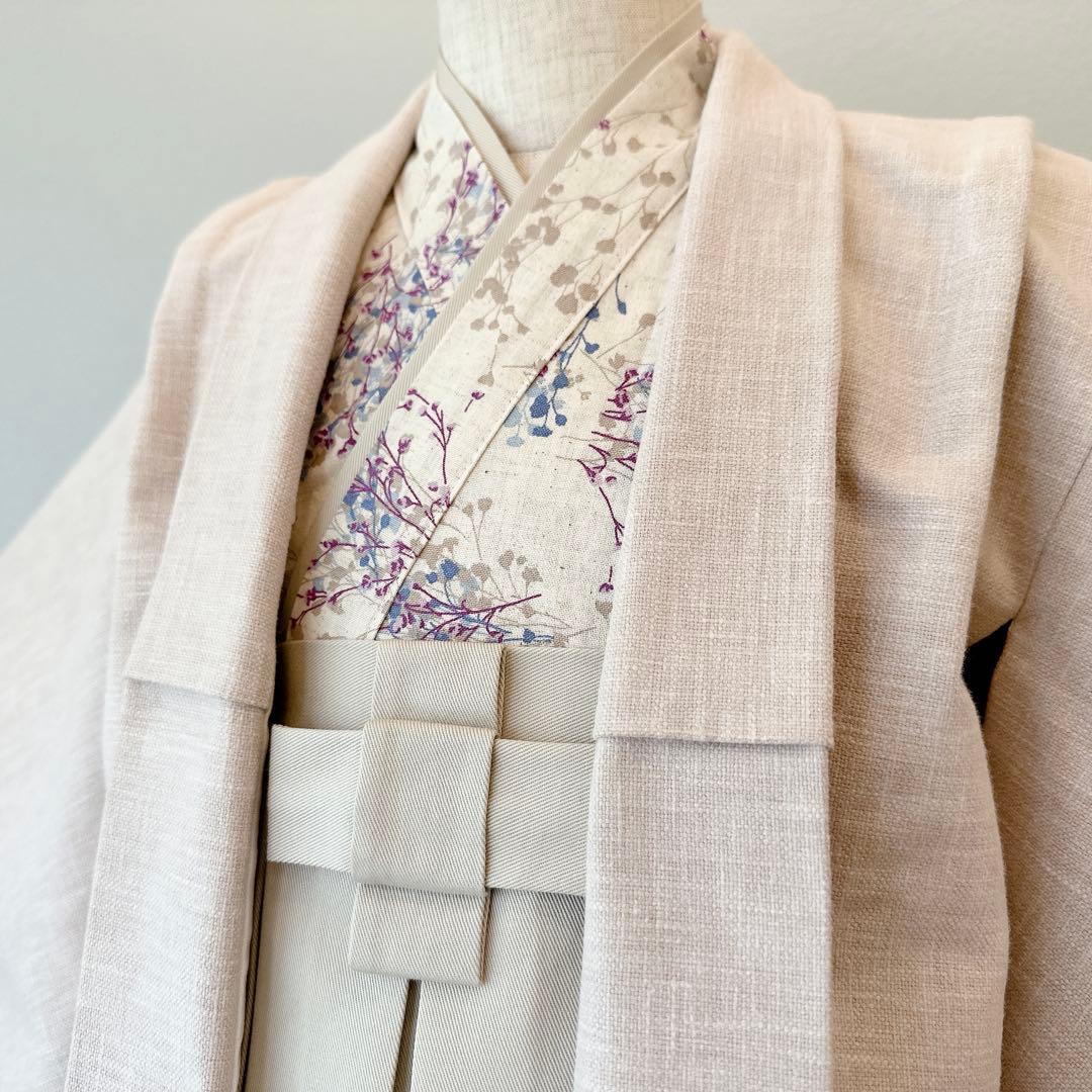 あす★［かすみ草］羽織袴3点セット ハンドメイドꕤ七五三 5歳 男の子