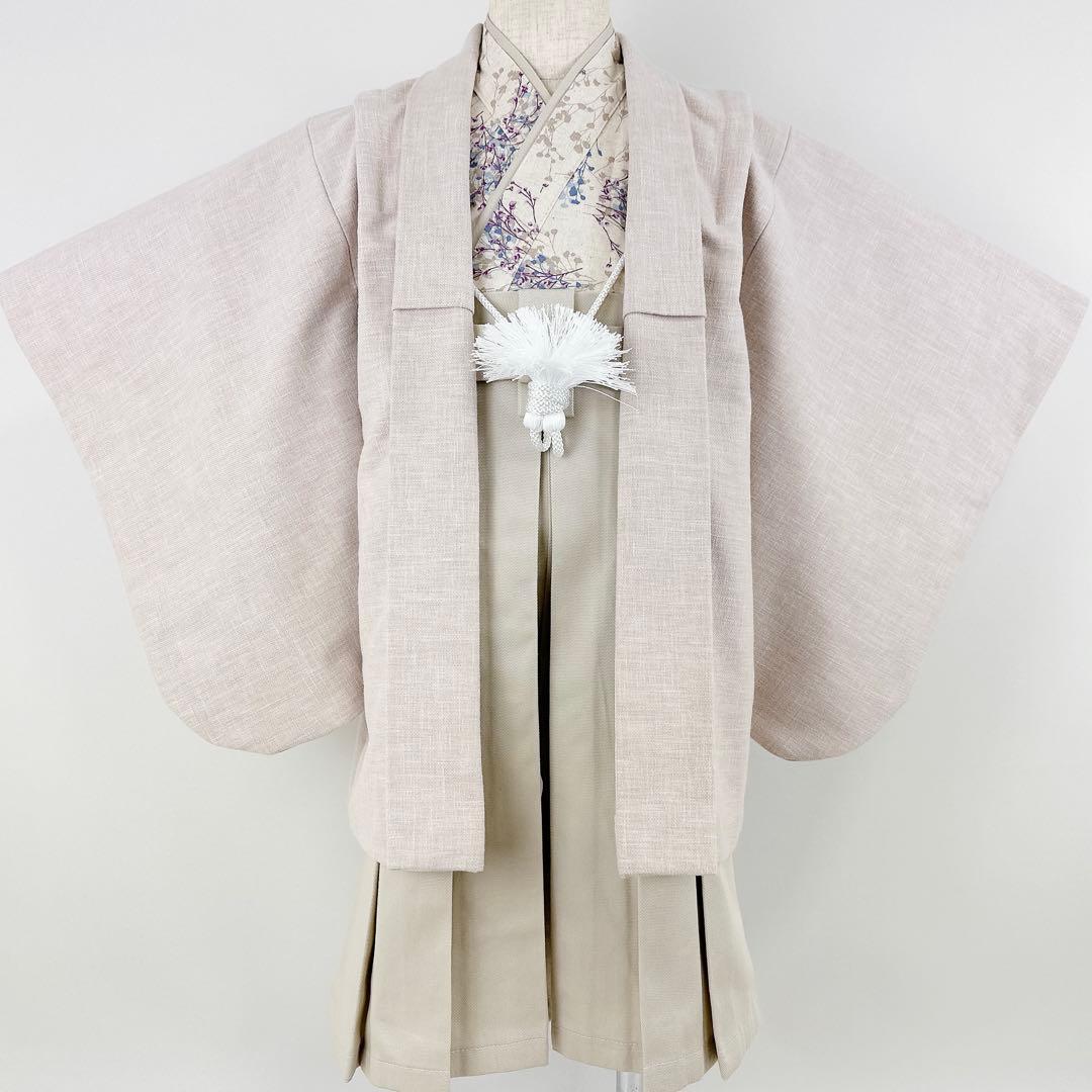 あす★［かすみ草］羽織袴3点セット ハンドメイドꕤ七五三 5歳 男の子