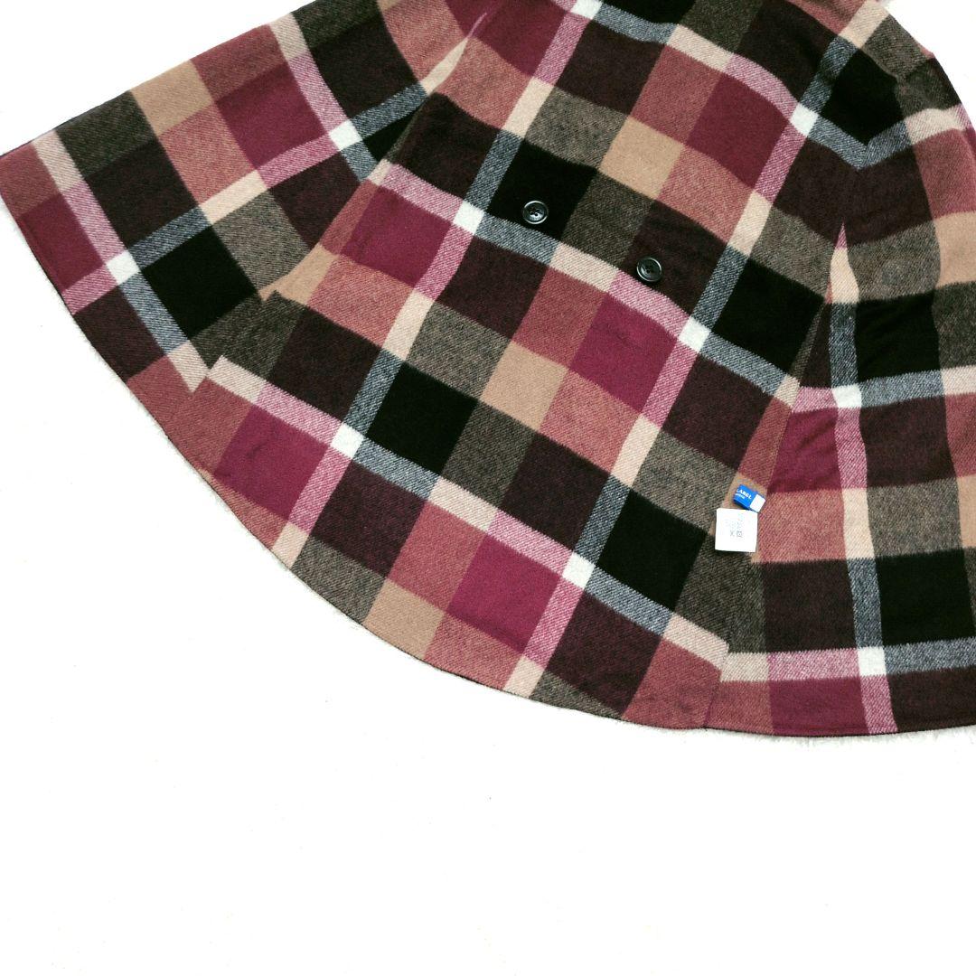 【未使用 タグ付き】ブルーレーベルクレストブリッジ　リバーシブル　ポンチョ　38