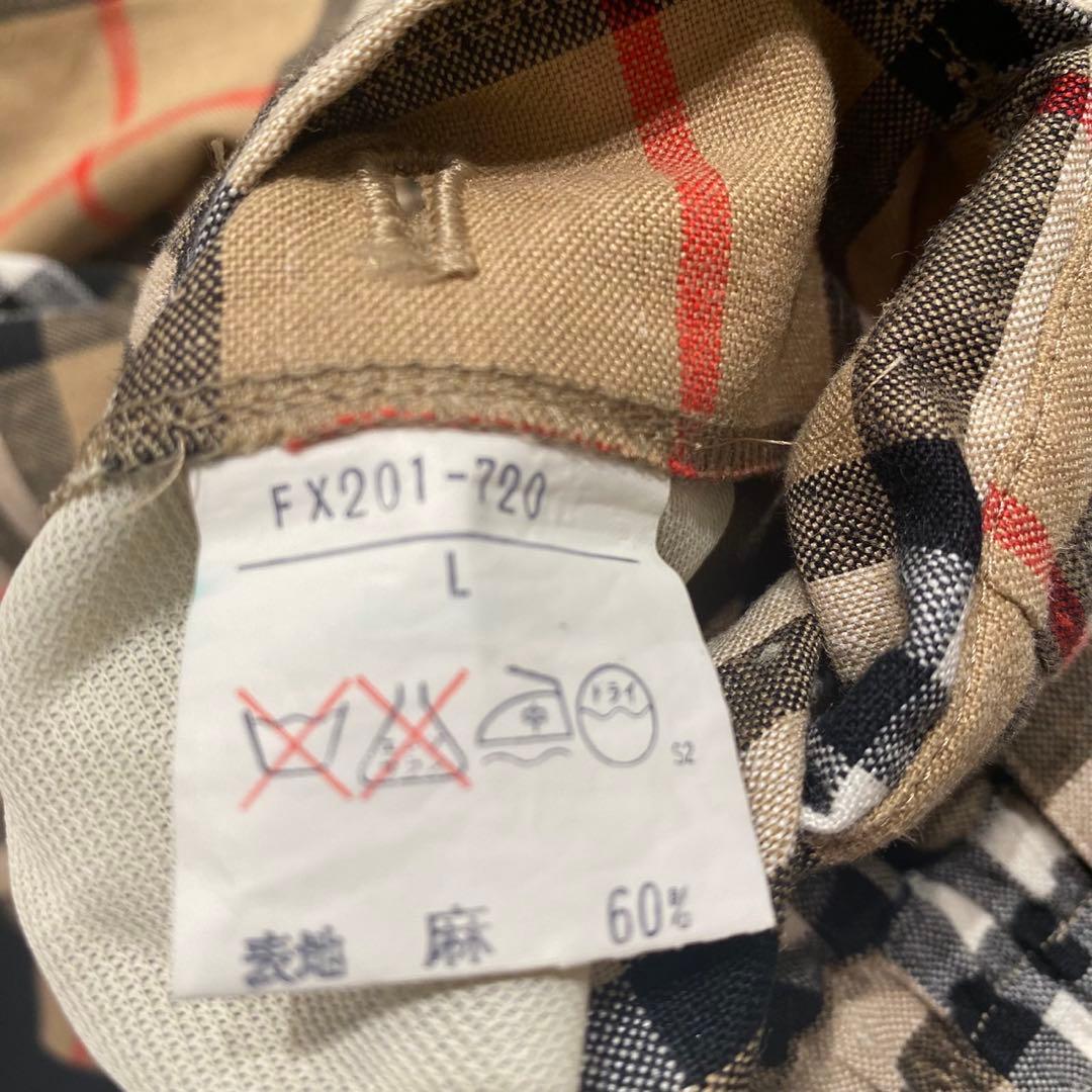 【M3】Burberrys チェック柄 ハーフパンツ L