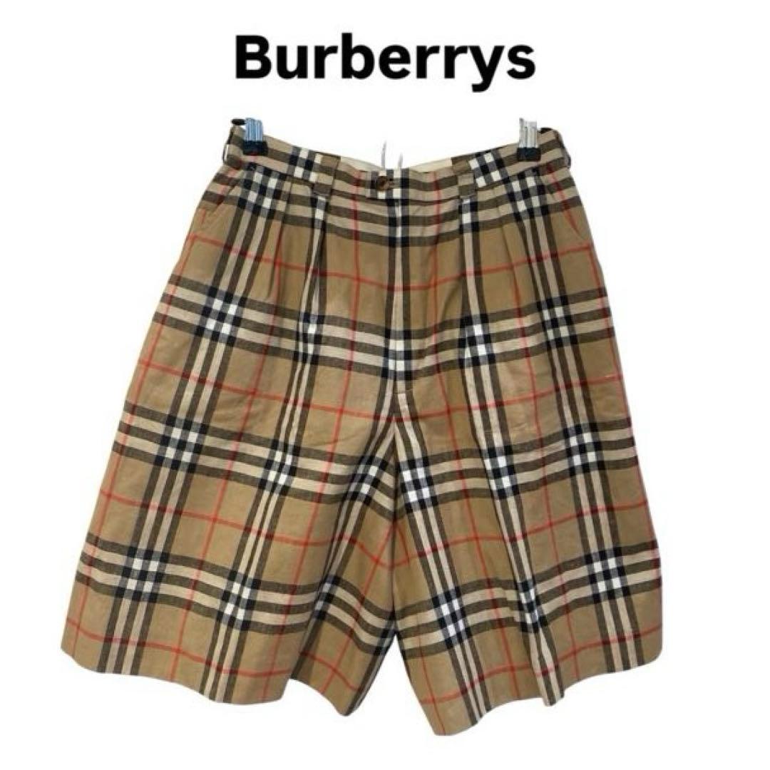 【M3】Burberrys チェック柄 ハーフパンツ L