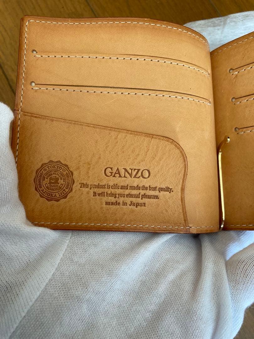 GANZO マネークリップ　ヘーゼル
