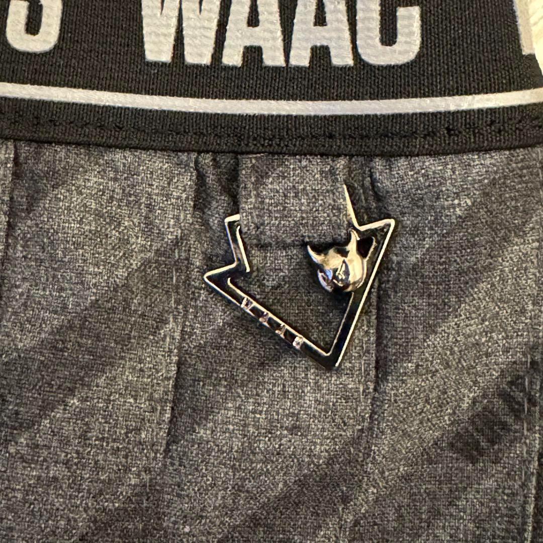 WAAC ワック プリーツ スカート パンツ Mサイズ グレー ゴルフ 新品