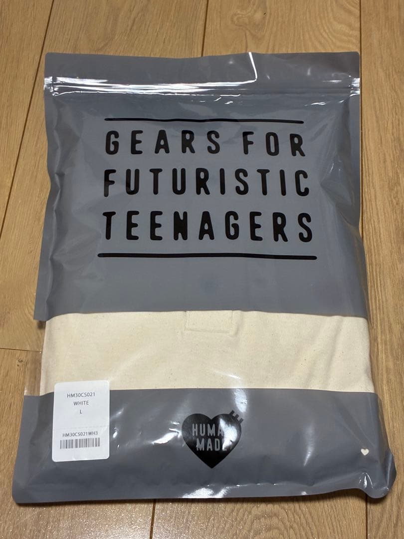 トップス HUMAN MADE Henley Neck L/S T-Shirt White