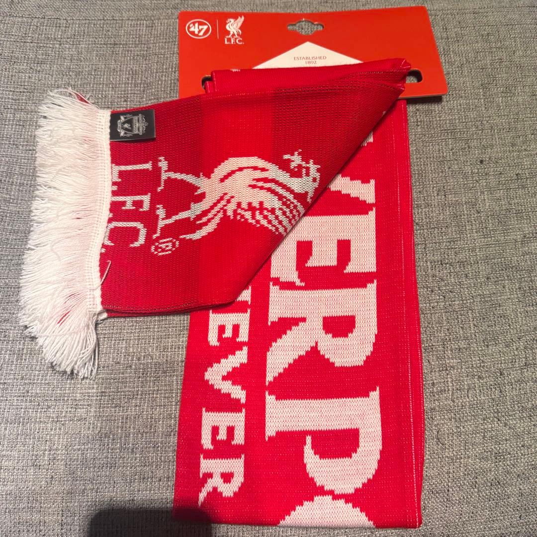 リヴァプール UK製 サッカーマフラー フットボールマフラー