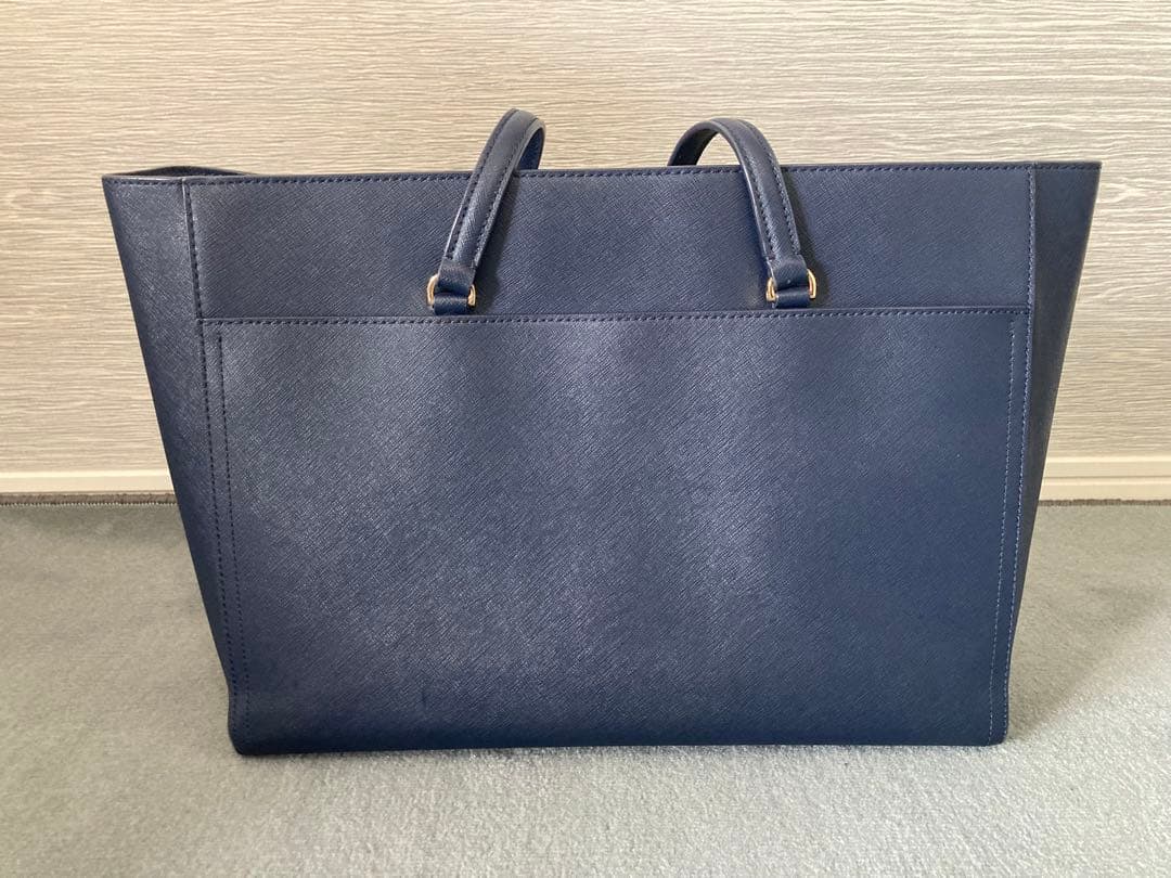 トリーバーチ　トートバッグ　ネイビー