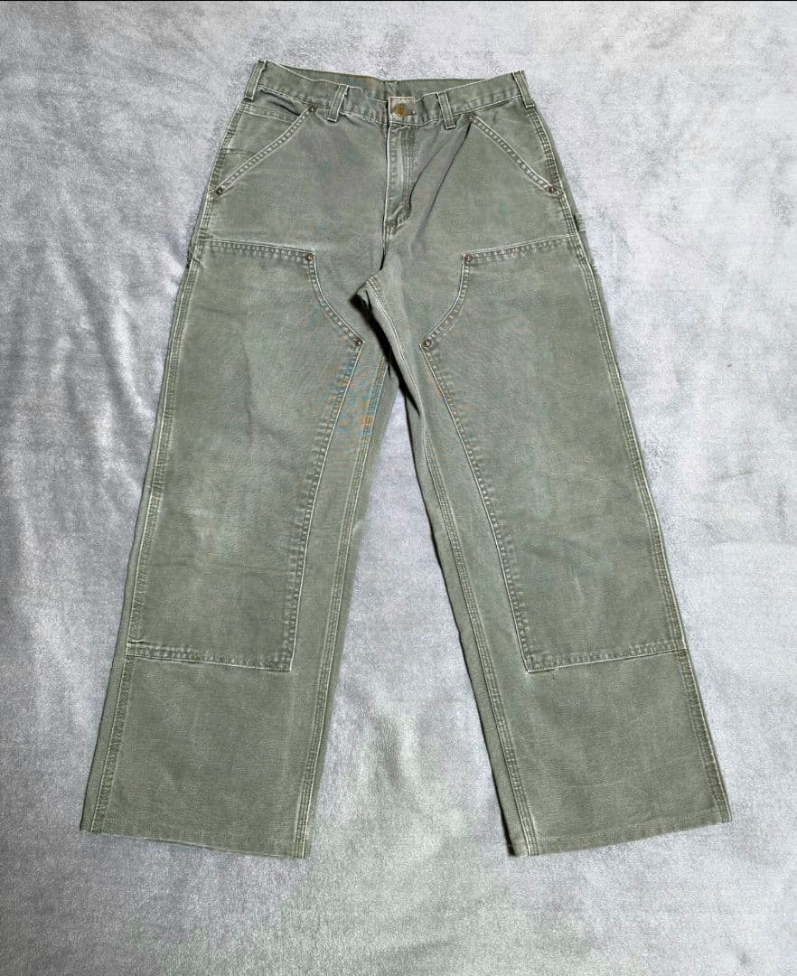 1*8様 ニ*ク様 USA製 Carhartt ダブルニー ペインターパンツ　M