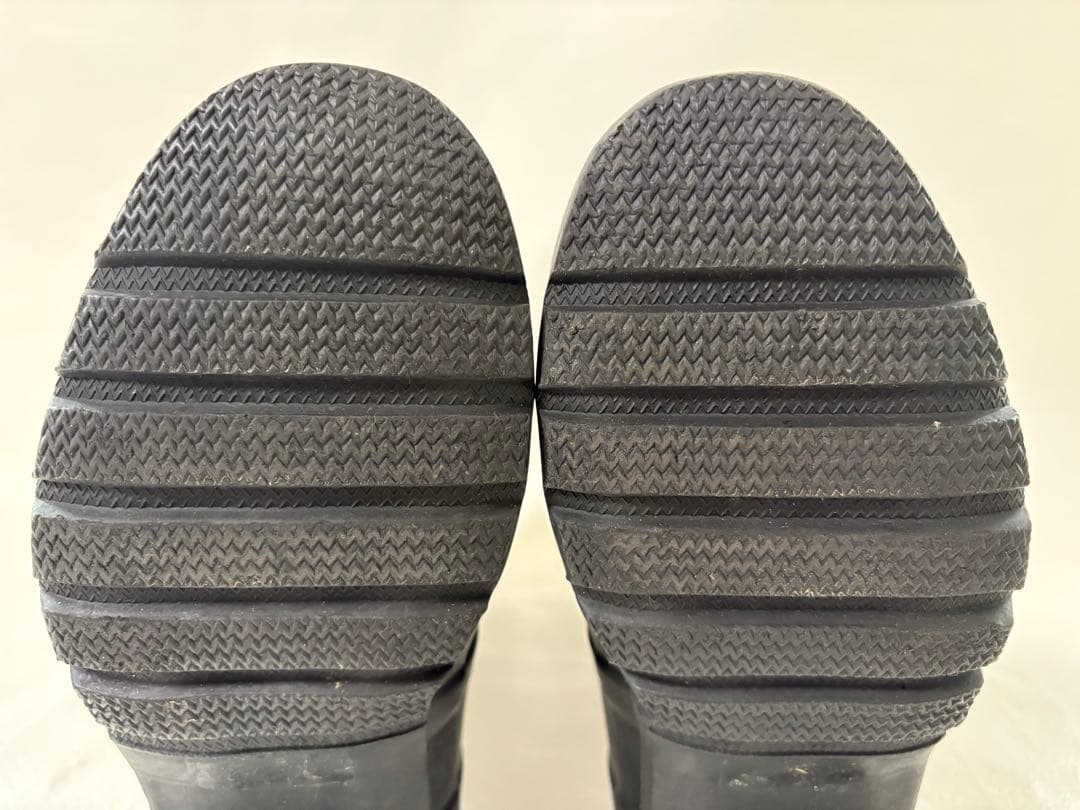 HUNTER ブラック 長靴 バックル付UK8黒