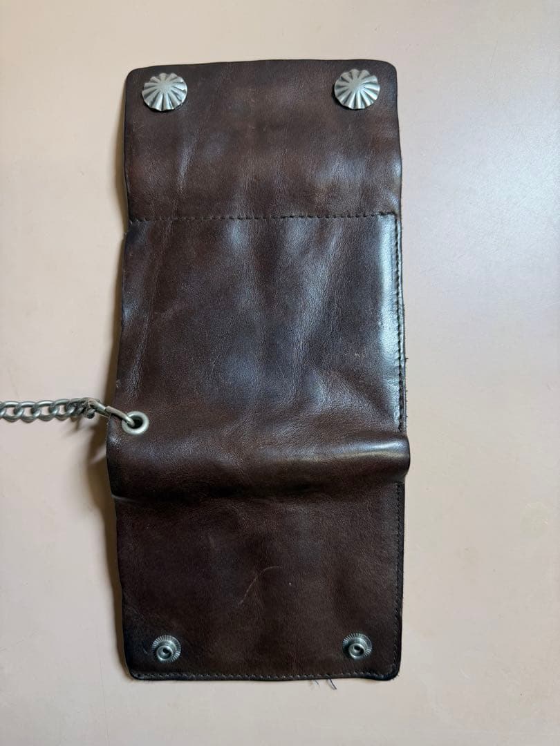 RRL 希少 チェーン付き コンチョ ウォレット 新品 未使用品 タグ付き 財布