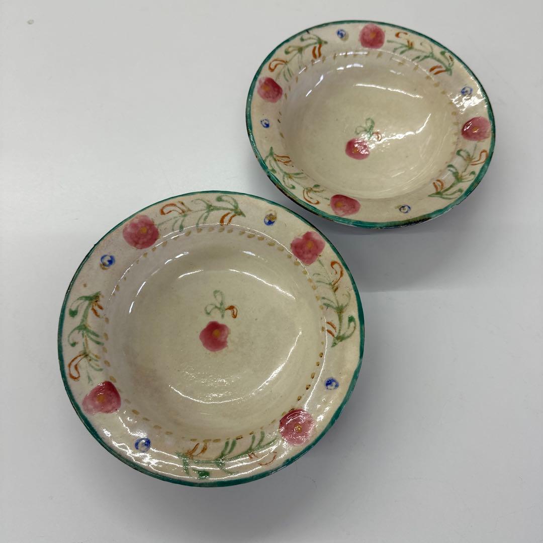 伊藤聡信　色絵スペイン鉢2枚セット