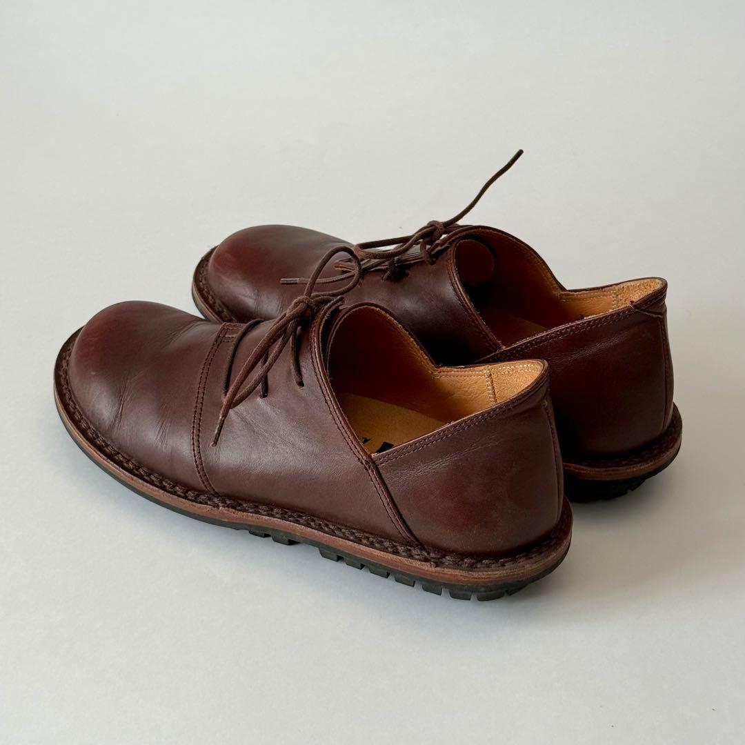 n*o様 trippen Haferl 39 箱あり ブラウンレザー レースアッ