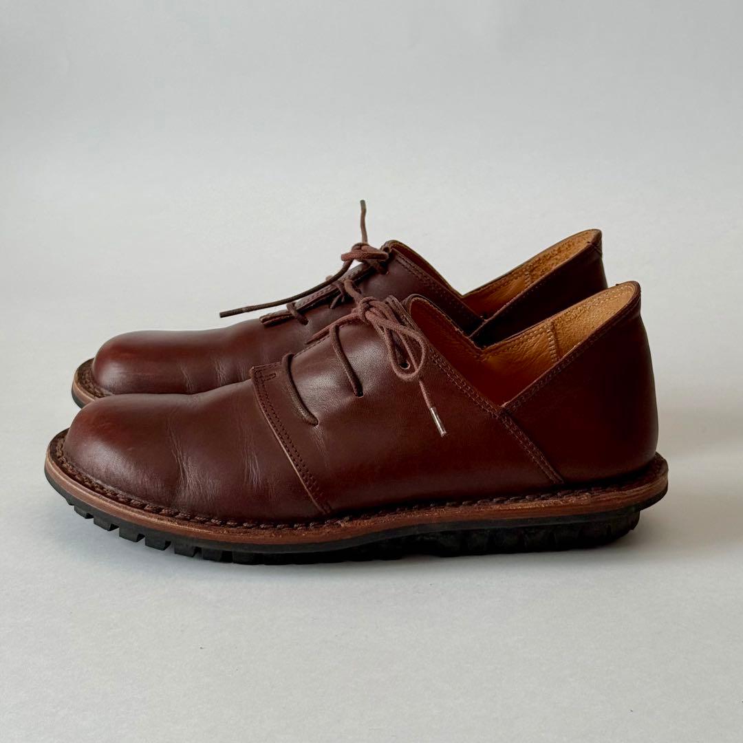 n*o様 trippen Haferl 39 箱あり ブラウンレザー レースアッ