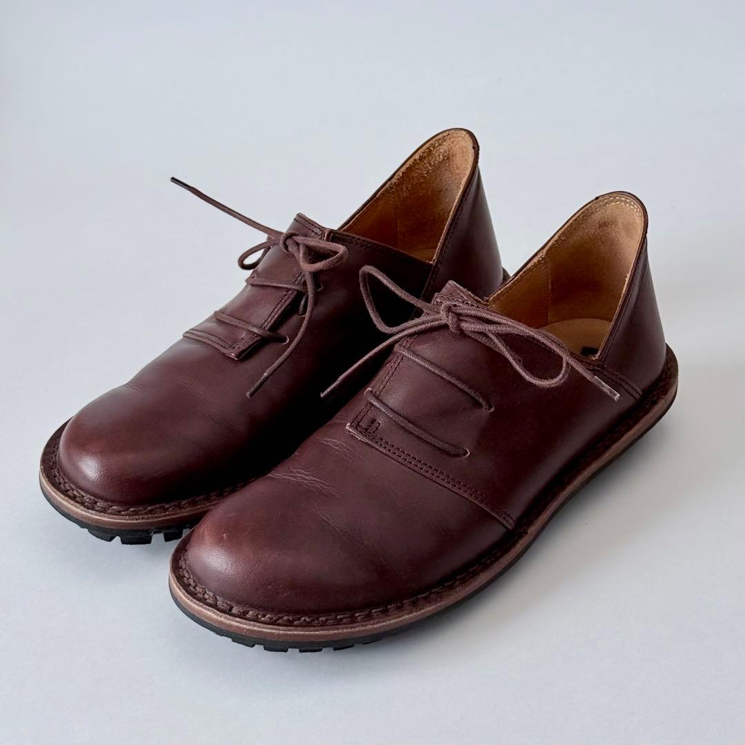 n*o様 trippen Haferl 39 箱あり ブラウンレザー レースアッ