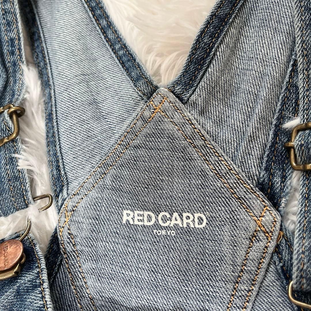 【RED CARD 】TOKYO　レッドカード　Emery　デニムオーバーオール