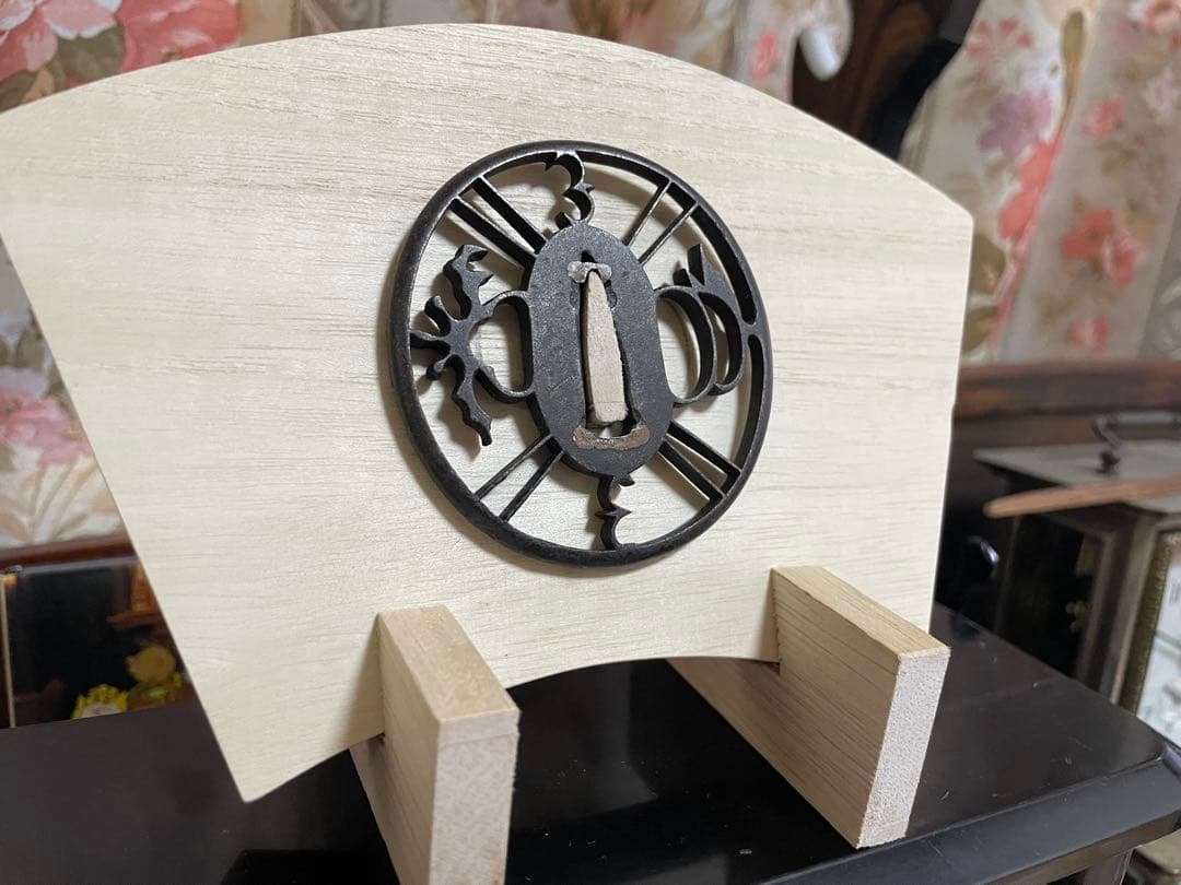 鍔　鉄透かし鍔　室町時代　刀装具