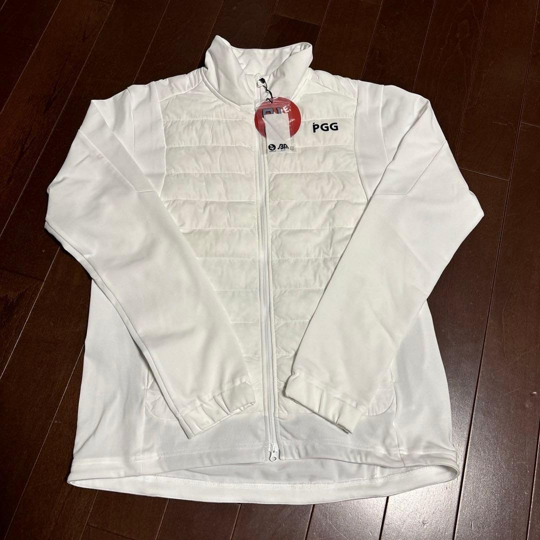 PGGアモッサ×N yメカニカルストレッチタフタホワイトジャケットサイズ5